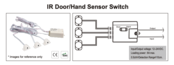 LED Türsensor Controller mit 1 Sensor, 12V/24V, für automatische LED-Steuerung