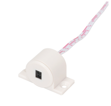 Weißer LED-Sensor für Tür/Hand – Sensor12WIT, 12V/24V DC, IP65, 120° Erfassungswinkel, 5 m Reichweite, ideal für Automatisierungssysteme