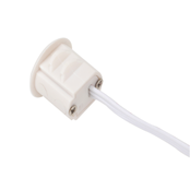 Weißer LED-Sensor für Tür/Hand – Sensor12WIT, 12V/24V DC, IP65, 120° Erfassungswinkel, 5 m Reichweite, ideal für Automatisierungssysteme