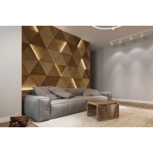 3D LED-Wandpaneel - Delta LED Lichtpaneel mit LED-Streifen & modernem Design