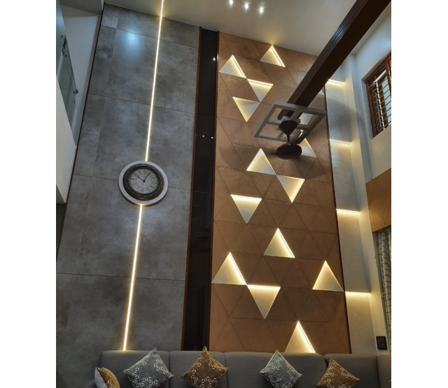 3D LED-Wandpaneel Delta LED – Modernes RGB-LED-Panel mit 16,7 Mio. Farben, 60x60 cm, 24V, 12W, IP20, dimmbar, für Wohn- und Gewerberäume, energieeffizient und einfach zu installieren