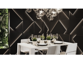 3D LED Wandpaneel – Fields mit LED Modulen für stimmungsvolle Beleuchtung