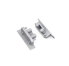 Endkappen-Set für 208ALU LED-Profil, passend für LED-Streifen, inkl. Montagezubehör – Präzisionsabschluss für Aluminiumprofile, 2-teilig, kompatibel mit 208ALU-Serie, hochwertige Verarbeitung, einfache Installation