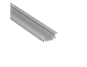 LED Einbauprofil mit Abdeckung 24x7mm – 208ALU für LED Streifen