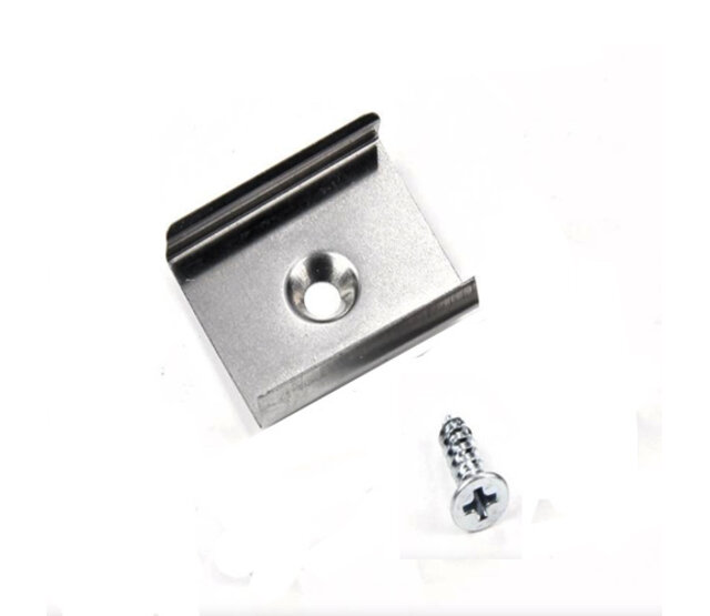 Montageklemmer für LED-Profile 208ALU, 208WIt, 208ZWART – Befestigungsklemme für Alu-LED-Profile, geeignet für LED-Streifen, präzise Montage, robuste Halterung, passend für 208er Serie in Alu, Weiß, Schwarz Montageklemmer für LED-Profile 208ALU, 208WIt, 208ZWART – Befestigungsklemme für Alu-LED-Profile, geeignet für LED-Streifen, präzise Montage, robuste Halterung, passend für 208er Serie in Alu, Weiß, Schwarz