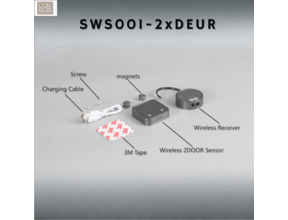Kabelloser Doppel-Türsensor mit LED-Anzeige – SWS001-2xTÜR