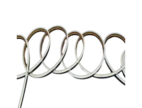 Schwarzer Mini Neon Flex LED Streifen 24V 2700K Extra Warmweiß 12W 980LM 4x8mm IP65 3m