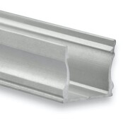 LED-Aluminiumprofil 17 mm x 15,2 mm mit Abdeckung für LED-Streifen – 06ALU, präzise Montage, hochwertige Wärmeableitung, ideal für Innen- und Außenbeleuchtung, maßgenau nach DIN-Norm