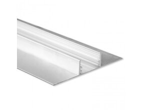 LED Gipsprofil 2m extra breit GIPS05.C1ALU für LED Streifen – Aluminium