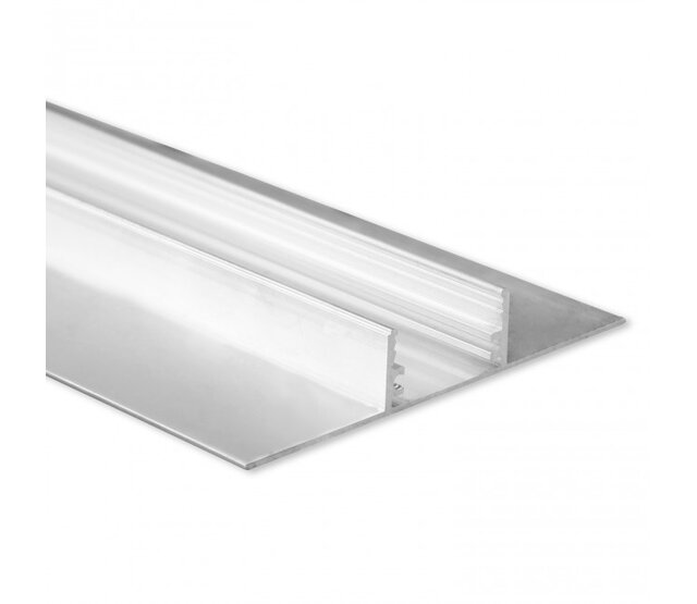 LED-Gipsprofil 2 Meter extrabreit (200 cm) GIPS05.C1ALU – Aluminium LED-Einbauprofil für LED-Streifen, optimale Lichtverteilung, Montage in Gipskarton, ideal für moderne Beleuchtungslösungen LED-Gipsprofil 2 Meter extrabreit (200 cm) GIPS05.C1ALU – Aluminium LED-Einbauprofil für LED-Streifen, optimale Lichtverteilung, Montage in Gipskarton, ideal für moderne Beleuchtungslösungen