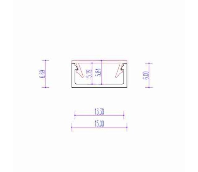 15mm x 6,69mm schwarzes LED-Aluminiumprofil mit Abdeckung für LED-Streifen – A1 Schwarz– Hochwertiges Profil für indirekte Beleuchtung, präzise Maße, optimale Wärmeableitung 15mm x 6,69mm schwarzes LED-Aluminiumprofil mit Abdeckung für LED-Streifen – A1 Schwarz– Hochwertiges Profil für indirekte Beleuchtung, präzise Maße, optimale Wärmeableitung