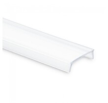 10 Meter Opal LED-Profilabdeckung für LED-Streifen – Aluminiumprofil Typ 301, 302, 303, 308 – Abdeckung Opal, 10m Länge, für indirekte Beleuchtung