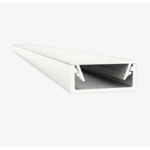 Weißes LED Aluminiumprofil 15mm x 6,69mm mit Abdeckung – 301Weiß