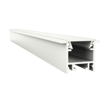 Wand- oder Decken-Einbauprofil 2 Meter für LED-Streifen, 15mm x 15,69mm, inkl. Klick-Abdeckung, mattweiß, 303WEISS – Ideal für indirekte Beleuchtung, präzise Montage, hochwertiges Aluminium