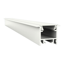 Weißes LED Einbauprofil 2 Meter mit Klick-Abdeckung 15mm x 15,69mm – 303WEISS