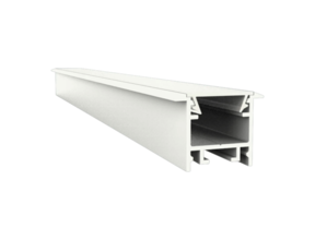 Weißes LED Einbauprofil 2 Meter mit Klick-Abdeckung 15mm x 15,69mm – 303WEISS