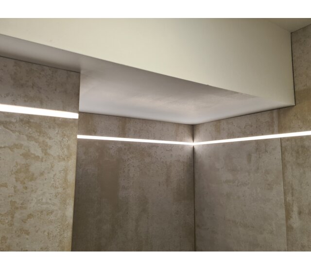 LED Trockenbauprofil T3 Deneb – 78 × 14,09 mm, mit opaler Klick-Abdeckung | Premium-breite Variante für markante Lichtbahnen