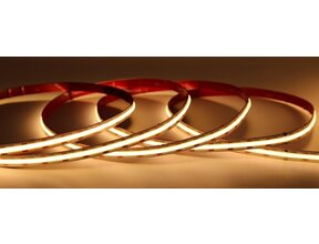 COB LED Streifen 24V Amber Warmweiß 9W 1020LM 480LED/m IP20 2200K – 10m