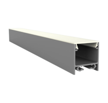 LED Aluminium Profil 15x15,69mm mit opaler Klick-Abdeckung für LED Streifen - 302ALU