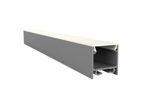 LED Aluminium Profil 15x15,69mm mit opaler Klick-Abdeckung für LED Streifen - 302ALU