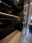 LED Fliesenprofil F1H – 40 × 10,8 mm, mit Abdeckung | Für LED Streifen bis 15 mm