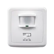 Einstellbarer LED PIR Bewegungsmelder - Weiß - Max. 300 Watt - Modell LX01