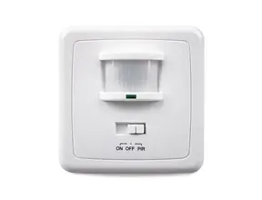 Einstellbarer LED PIR Bewegungsmelder - Weiß - Max. 300 Watt - Modell LX01