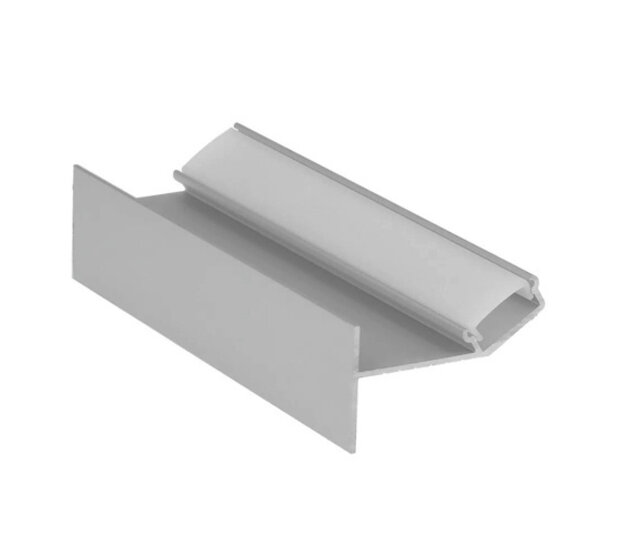 LED-Gipsplatten-Deckenleuchte mit Opal-Klickabdeckung, 37 mm x 25,90 mm – PLAFOND12UPALU, inkl. LED-Streifen, dimmbar, energieeffizient, für moderne Raumbeleuchtung, Montagefertig, TÜV-geprüft LED-Gipsplatten-Deckenleuchte mit Opal-Klickabdeckung, 37 mm x 25,90 mm – PLAFOND12UPALU, inkl. LED-Streifen, dimmbar, energieeffizient, für moderne Raumbeleuchtung, Montagefertig, TÜV-geprüft