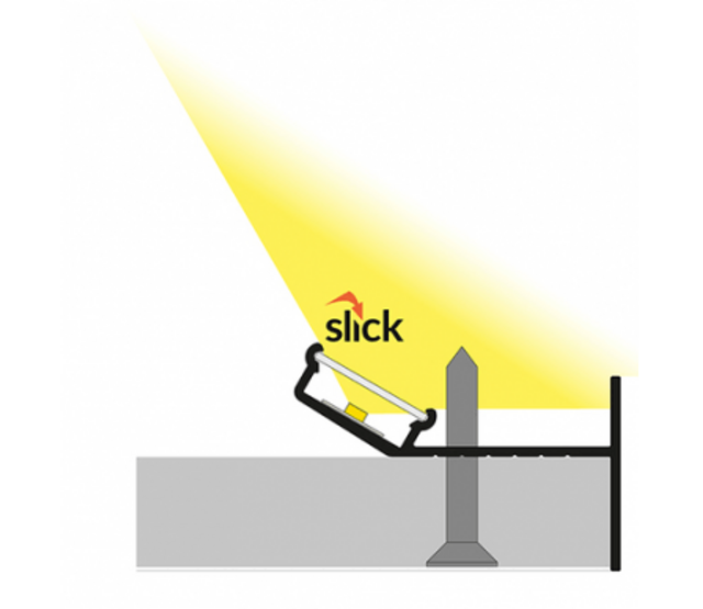 LED-Gipsplatten-Deckenleuchte mit Opal-Klickabdeckung, 37 mm x 25,90 mm – PLAFOND12UPALU, inkl. LED-Streifen, dimmbar, energieeffizient, für moderne Raumbeleuchtung, Montagefertig, TÜV-geprüft LED-Gipsplatten-Deckenleuchte mit Opal-Klickabdeckung, 37 mm x 25,90 mm – PLAFOND12UPALU, inkl. LED-Streifen, dimmbar, energieeffizient, für moderne Raumbeleuchtung, Montagefertig, TÜV-geprüft