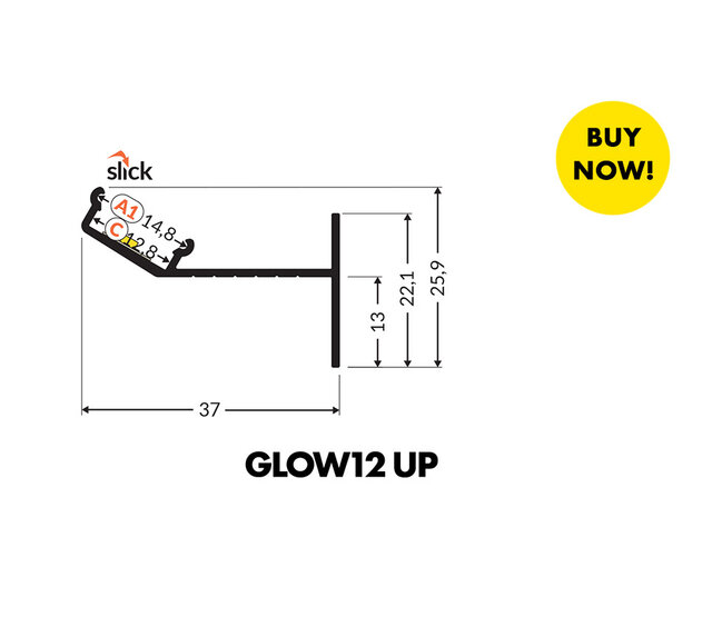 37 mm x 25,90 mm LED-Gipsplatten-Decke mit opaker Klickabdeckung, inklusive integrierten LED-Streifen, weiß – PLAFOND12UPWEISS – Perfekt für moderne Raumbeleuchtung 37 mm x 25,90 mm LED-Gipsplatten-Decke mit opaker Klickabdeckung, inklusive integrierten LED-Streifen, weiß – PLAFOND12UPWEISS – Perfekt für moderne Raumbeleuchtung