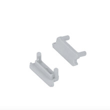 Endkappen-Set (2 Stück) für LED Profil Plafond12 – Aluminium, passgenau