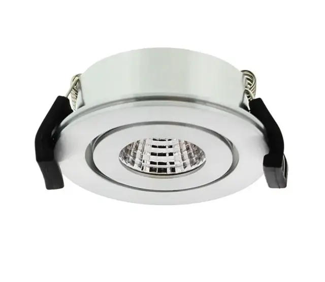 LED Einbaustrahler Edelstahl (RVS) – Warmweiß 3000K, 2,1W, 210lm, IP44 – Lumiko Venice XPG mit CREE XPG-LED, 36° Abstrahlwinkel, Dimmbar, 230V LED Einbaustrahler Edelstahl (RVS) – Warmweiß 3000K, 2,1W, 210lm, IP44 – Lumiko Venice XPG mit CREE XPG-LED, 36° Abstrahlwinkel, Dimmbar, 230V