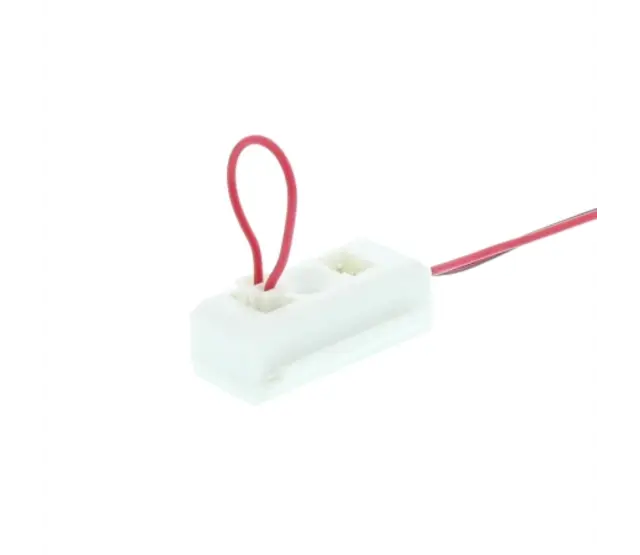 2-polige Steckverbinderkabel mit Jumper, 2 Meter – CONKAB-2P-2M – Für LED-Streifen, 12V/24V DC, 2-adrig, 0,75 mm² Querschnitt