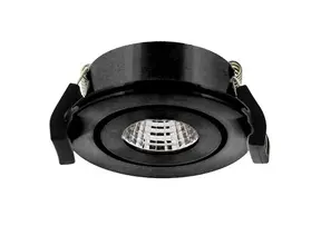 LED Einbauspot Schwarz – Warmweiß 3000K 2,1W – Lumiko Venice XPG