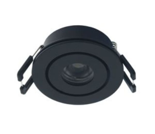 LED Einbaustrahler SCHWARZ – Warmweiß 3000K, 2,1W, Cree XPG, dimmbar, IP44, 210lm, 36° Abstrahlwinkel, 60mm Einbaudurchmesser – Lumiko Venice LED Einbaustrahler SCHWARZ – Warmweiß 3000K, 2,1W, Cree XPG, dimmbar, IP44, 210lm, 36° Abstrahlwinkel, 60mm Einbaudurchmesser – Lumiko Venice