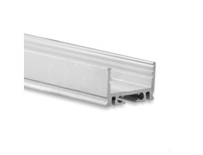 LED-Aluminiumprofil 2m mit opaler Klickabdeckung 23x13mm für LED-Streifen – XL08.1ALU