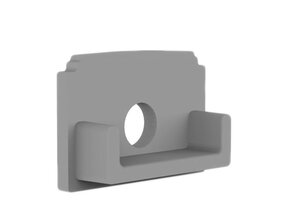 Endkappe mit Kabeldurchführung für GIPS200 LED-Streifen-Profil