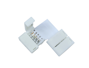 Eckverbinder für RGBW LED Streifen – 10 mm Breite, lötfreie Verbindung