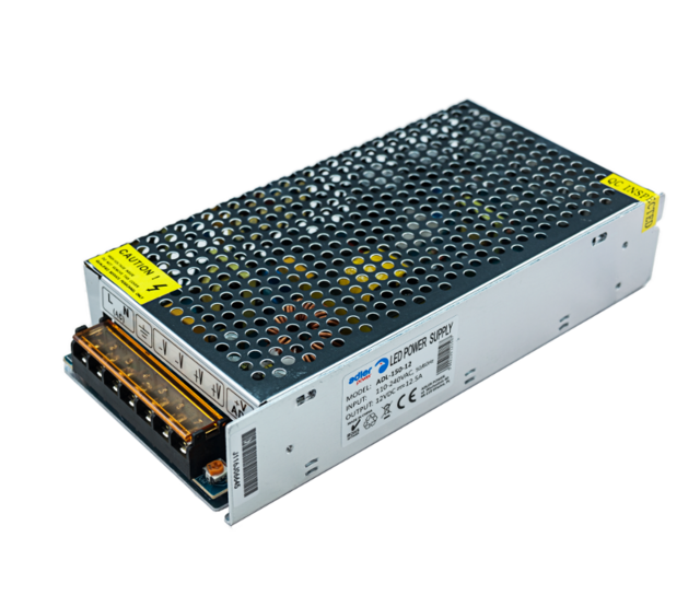 LED-Netzteil 12V 150W 12,5A IP20 für LED-Streifen & Beleuchtung - ADL-150-12-12J123E01 - Konstantspannung 12V DC, 150 Watt, 12,5 Ampere, Schutzklasse IP20, ideal für Innenanwendungen LED-Netzteil 12V 150W 12,5A IP20 für LED-Streifen & Beleuchtung - ADL-150-12-12J123E01 - Konstantspannung 12V DC, 150 Watt, 12,5 Ampere, Schutzklasse IP20, ideal für Innenanwendungen