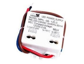 Steckernetzteil Mini LED Trafo 6W 24V 0,25A IP20 MPL-06-24