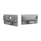 XL304ALU Aluminium-Endkappe mit Kabeldurchführung für LED-Streifen – Robustes Profilabschlussstück, passend für 30 mm breite LED-Profile, inklusive Dichtung und Montagezubehör XL304ALU Aluminium-Endkappe mit Kabeldurchführung für LED-Streifen – Robustes Profilabschlussstück, passend für 30 mm breite LED-Profile, inklusive Dichtung und Montagezubehör