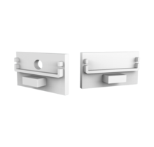 XL304WEISS Endkappe mit Kabeldurchführung, weiß, für LED Aluminiumprofile mit 30 mm Breite, dimmbar, IP20