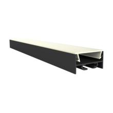 Schwarzes LED Alu-Profil 30x15mm inkl. opaler Klickabdeckung - XL304SCHWARZ