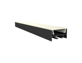 Schwarzes LED Aluminiumprofil 30x15 mm mit opaler Klickabdeckung – XL304SCHWARZ