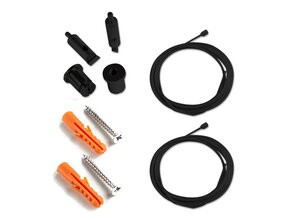 Aufhängesystem für LED-Profil XL304ALU, XL304WIT, XL304SCHWARZ – SCHWARZ