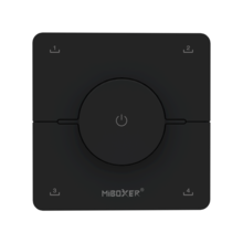 Dual White Wanddimmer - Kabellos - MiBoxer K0-Schwarz - Für LED Streifen