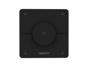 Dual White Wanddimmer - Kabellos - MiBoxer K0-Schwarz - Für LED Streifen