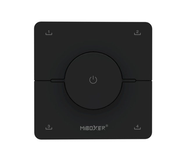 Draadloze Dual White LED Streifen Dimmer - Miboxer K0-ZWART - 2-Kanal RGB+CCT Steuerung, App- & Sprachsteuerung, kompatibel mit Alexa & Google Home, 24V/12V, max. 144W, für präzise Lichtsteuerung Draadloze Dual White LED Streifen Dimmer - Miboxer K0-ZWART - 2-Kanal RGB+CCT Steuerung, App- & Sprachsteuerung, kompatibel mit Alexa & Google Home, 24V/12V, max. 144W, für präzise Lichtsteuerung