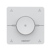 Drahtloser Dual White Wanddimmer für LED Streifen – MiBoxer K0S-WIT | 2-Kanal, 24V DC, 4A pro Kanal, 96W max. | Reichweite 30 m | Kompatibel mit Zigbee-Controllern