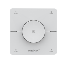 Drahtloser Dual White Wanddimmer für LED Streifen – MiBoxer K0S-WIT | 2-Kanal, 24V DC, 4A pro Kanal, 96W max. | Reichweite 30 m | Kompatibel mit Zigbee-Controllern